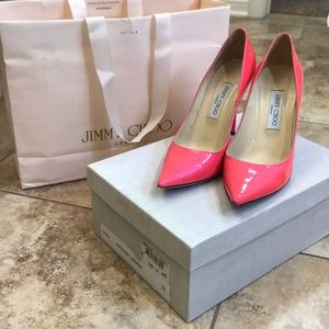 Geranium jimmy Choo pump
